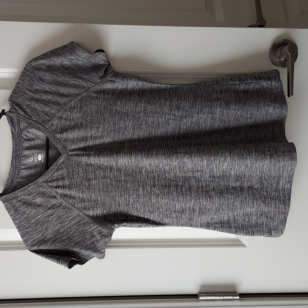 Leg3nd short sleeve black/grey top (Activewear)